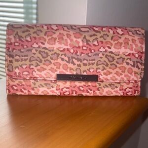 Tahari Multicolor Leopard Print Wallet